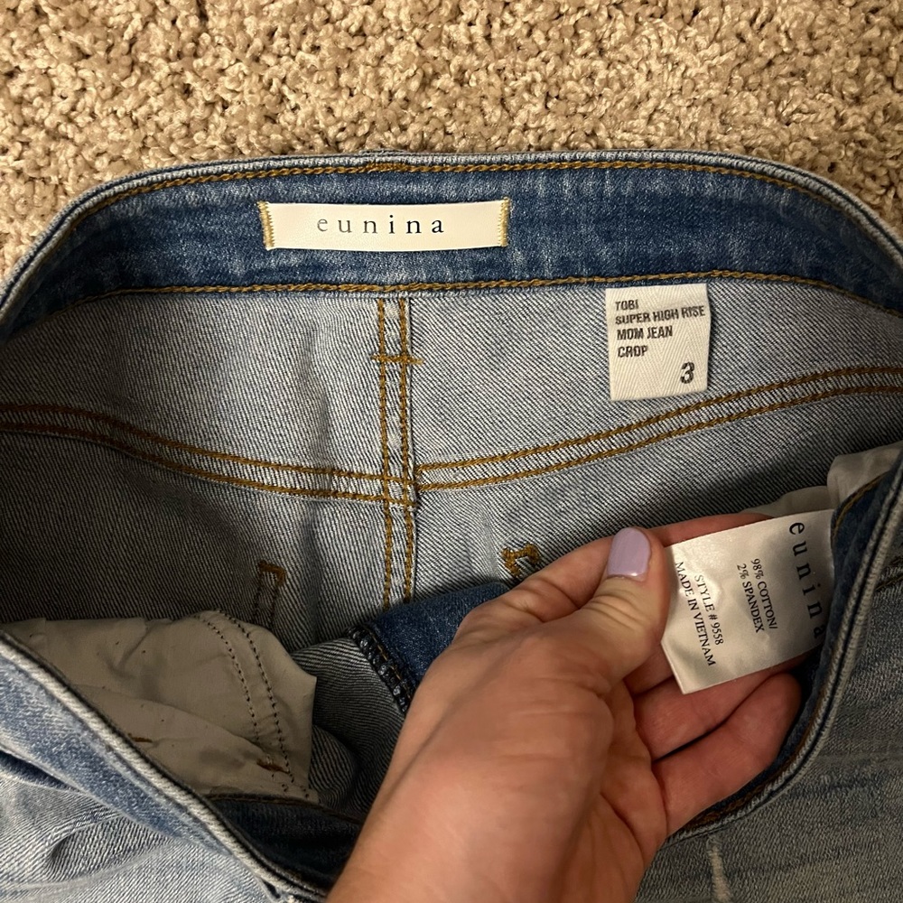 Euina High Waisted Distressed Jeans - Picture 5 of 6